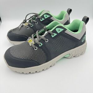 NEW Nautilus N1355 Zephyr ESD Alloy Toe | Women’s Size 8M Grey/Aqua